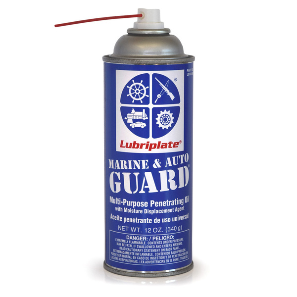Lubriplate Marine & Auto Guard, 12/12 Oz Spray, Aerosol Moisture Displacement And Penetrating Fluid L0774-063